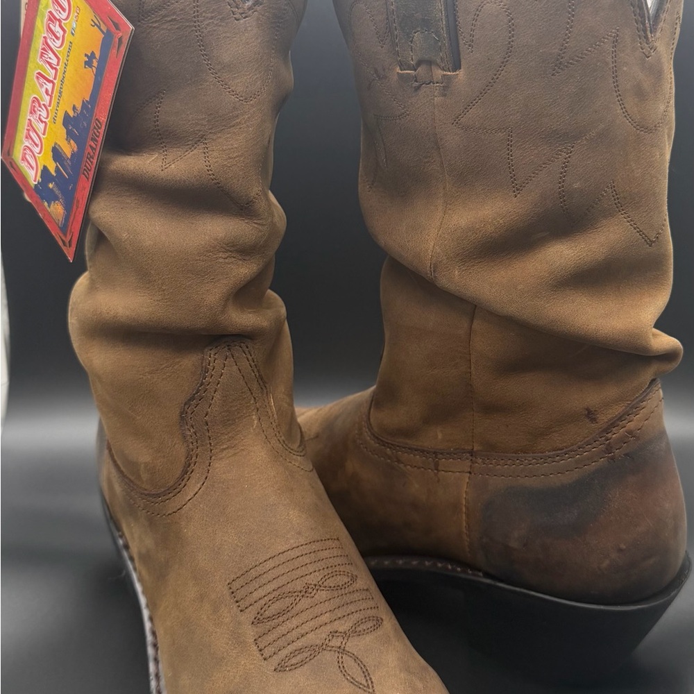 Durango Tan Leather Cowboy Boots